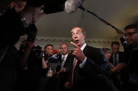 Farage says Newsnight 'little more than a televised version of The Guardian' which should be 'put out to grass'